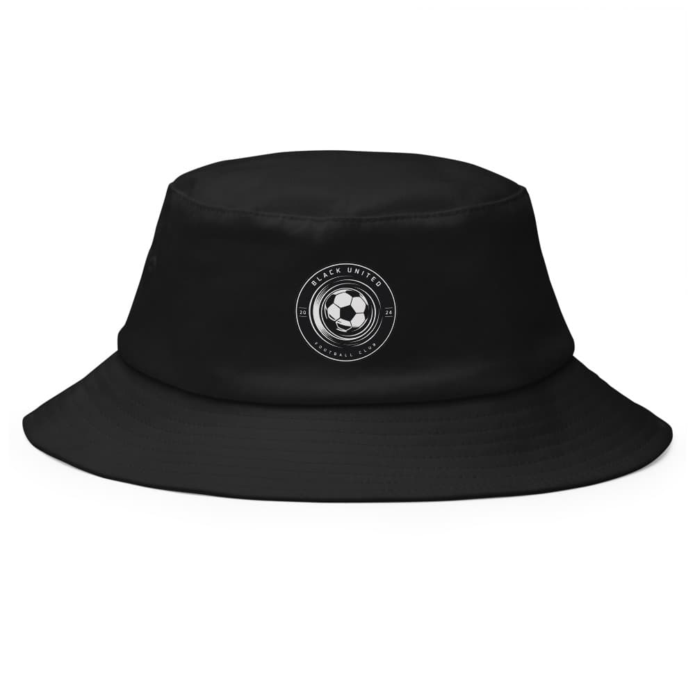 Bucket Hat with a sample crest — black
