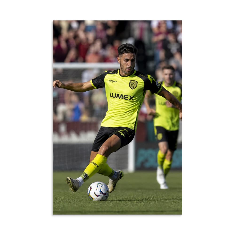Portrait football poster on enhanced matte paper