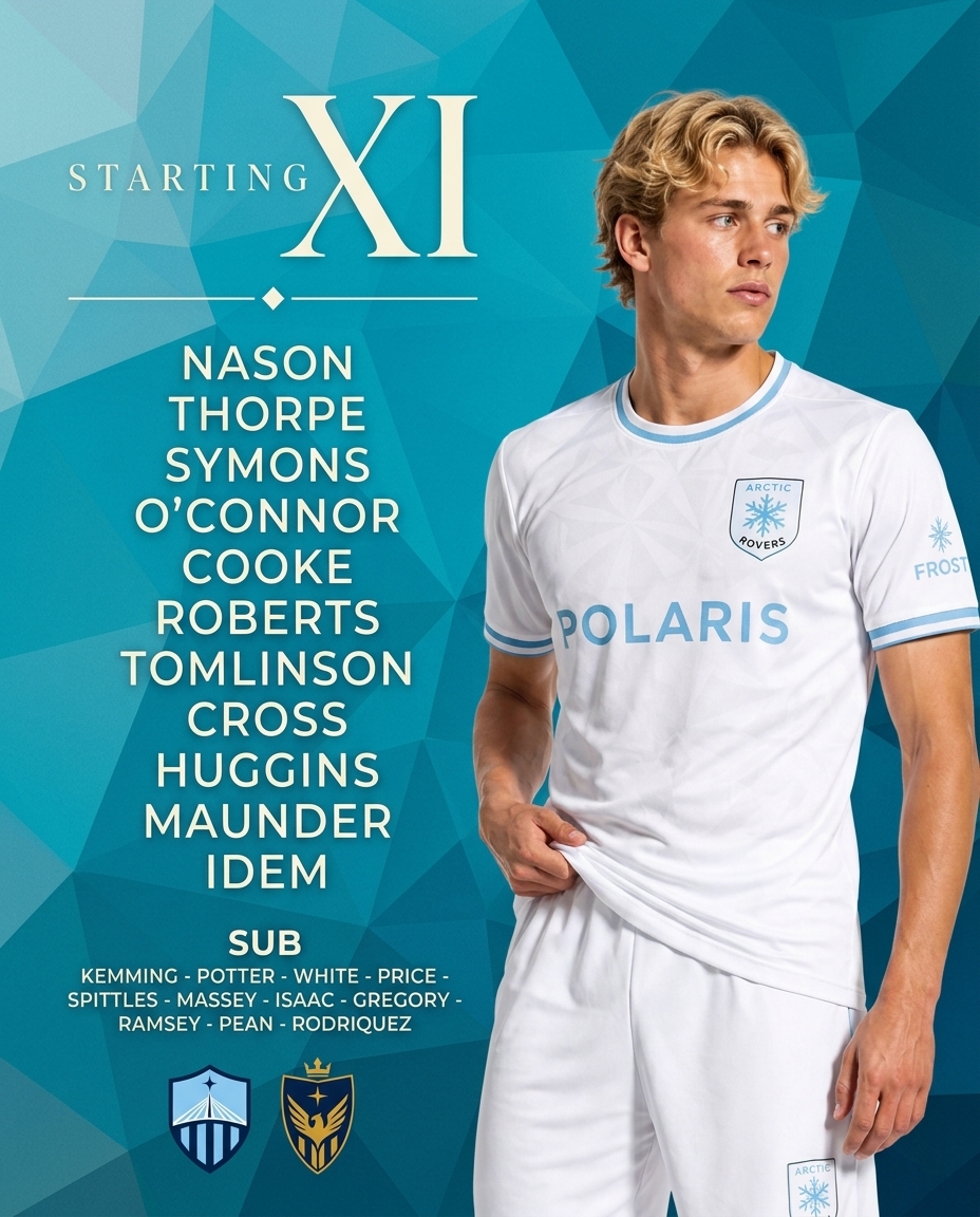 Prism — Starting XI template, AI-generated example