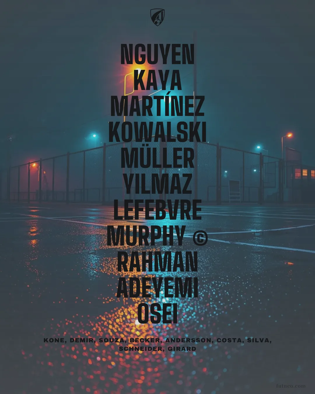 Totem — Starting XI template, AI-generated example